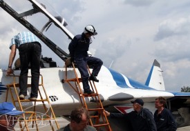 МиГ в предгрозовом небе | Полеты на истребителе МиГ-29 в стратосферу