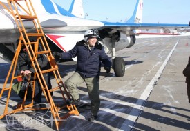 Ясное зимнее небо | Полеты на истребителе МиГ-29 в стратосферу